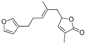 (+)-5-[5-(3-Furyl)-2-methyl-2-pentenyl]-3-methylfuran-2(5H)-one CAS#: 56775-49-6
