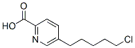 5-(5-Chloropentyl)pyridine-2-carboxylic acid CAS#: 49751-44-2