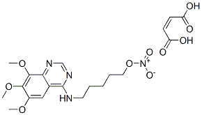 5-[(6,7,8-trimethoxyquinazolin-4-yl)amino]pentyl nitrate, maleate CAS#: 54567-65-6