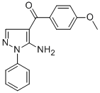 (5-AMINO-1-PHENYL-1H-PYRAZOL-4-YL)(4-METHOXYPHENYL)METHANONE CAS#: 54606-40-5