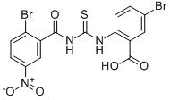 5-BROMO-2-[[[(2-BROMO-5-NITROBENZOYL)AMINO]THIOXOMETHYL]AMINO]-BENZOIC ACID CAS#: 532422-87-0