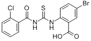 5-BROMO-2-[[[(2-CHLOROBENZOYL)AMINO]THIOXOMETHYL]AMINO]-BENZOIC ACID CAS#: 532944-32-4