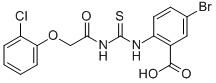 5-BROMO-2-[[[[(2-CHLOROPHENOXY)ACETYL]AMINO]THIOXOMETHYL]AMINO]-BENZOIC ACID CAS#: 532942-04-4