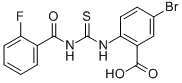 5-BROMO-2-[[[(2-FLUOROBENZOYL)AMINO]THIOXOMETHYL]AMINO]-BENZOIC ACID CAS#: 532423-31-7
