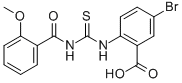 5-BROMO-2-[[[(2-METHOXYBENZOYL)AMINO]THIOXOMETHYL]AMINO]-BENZOIC ACID CAS#: 535954-46-2