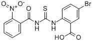 5-BROMO-2-[[[(2-NITROBENZOYL)AMINO]THIOXOMETHYL]AMINO]-BENZOIC ACID CAS#: 532407-40-2