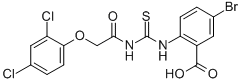 5-BROMO-2-[[[[(2,4-DICHLOROPHENOXY)ACETYL]AMINO]THIOXOMETHYL]AMINO]-BENZOIC ACID CAS#: 532421-13-9