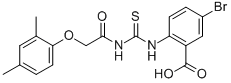 5-BROMO-2-[[[[(2,4-DIMETHYLPHENOXY)ACETYL]AMINO]THIOXOMETHYL]AMINO]-BENZOIC ACID CAS#: 532419-36-6
