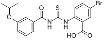 5-BROMO-2-[[[[3-(1-METHYLETHOXY)BENZOYL]AMINO]THIOXOMETHYL]AMINO]-BENZOIC ACID CAS#: 535949-07-6