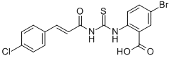 5-BROMO-2-[[[[3-(4-CHLOROPHENYL)-1-OXO-2-PROPENYL]AMINO]THIOXOMETHYL]AMINO]-BENZOIC ACID CAS#: 532423-48-6