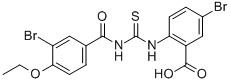 5-BROMO-2-[[[(3-BROMO-4-ETHOXYBENZOYL)AMINO]THIOXOMETHYL]AMINO]-BENZOIC ACID CAS#: 532422-98-3