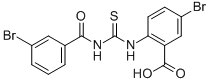 5-BROMO-2-[[[(3-BROMOBENZOYL)AMINO]THIOXOMETHYL]AMINO]-BENZOIC ACID CAS#: 532388-05-9