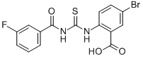 5-BROMO-2-[[[(3-FLUOROBENZOYL)AMINO]THIOXOMETHYL]AMINO]-BENZOIC ACID CAS#: 532385-90-3