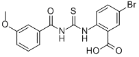 5-BROMO-2-[[[(3-METHOXYBENZOYL)AMINO]THIOXOMETHYL]AMINO]-BENZOIC ACID CAS#: 535953-76-5