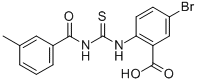 5-BROMO-2-[[[(3-METHYLBENZOYL)AMINO]THIOXOMETHYL]AMINO]-BENZOIC ACID CAS#: 532431-70-2