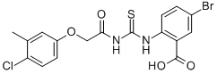 5-BROMO-2-[[[[(4-CHLORO-3-METHYLPHENOXY)ACETYL]AMINO]THIOXOMETHYL]AMINO]-BENZOIC ACID CAS#: 536983-21-8