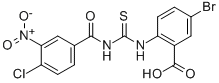 5-BROMO-2-[[[(4-CHLORO-3-NITROBENZOYL)AMINO]THIOXOMETHYL]AMINO]-BENZOIC ACID CAS#: 535956-00-4