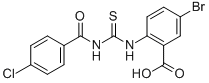 5-BROMO-2-[[[(4-CHLOROBENZOYL)AMINO]THIOXOMETHYL]AMINO]-BENZOIC ACID CAS#: 532431-10-0