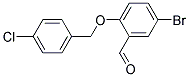 5-BROMO-2-[(4-CHLOROBENZYL)OXY]BENZALDEHYDE CAS#: 428482-55-7