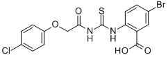5-BROMO-2-[[[[(4-CHLOROPHENOXY)ACETYL]AMINO]THIOXOMETHYL]AMINO]-BENZOIC ACID CAS#: 535936-89-1