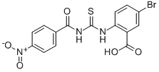 5-BROMO-2-[[[(4-NITROBENZOYL)AMINO]THIOXOMETHYL]AMINO]-BENZOIC ACID CAS#: 532938-07-1