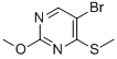 5-BROMO-2-METHOXY-4-(METHYLTHIO)PYRIMIDINE CAS#: 59549-52-9