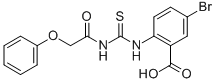 5-BROMO-2-[[[(PHENOXYACETYL)AMINO]THIOXOMETHYL]AMINO]-BENZOIC ACID CAS#: 532415-67-1