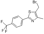 5-(BROMOMETHYL)-4-METHYL-2-[4-(TRIFLUOROMETHYL)PHENYL]-1,3-THIAZOLE CAS#: 439134-78-8