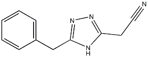 (5-Benzyl-4H-[1,2,4]triazol-3-yl)-acetonitrile CAS#: 57723-86-1