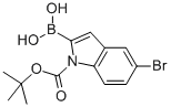 5-Bromo-1-(tert-butoxycarbonyl)-1H-indol-2-ylboronic acid CAS#: 475102-13-7