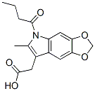 5-Butyryl-6-methyl-5H-1,3-dioxolo[4,5-f]indole-7-acetic acid CAS#: 50332-10-0