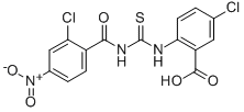 5-CHLORO-2-[[[(2-CHLORO-4-NITROBENZOYL)AMINO]THIOXOMETHYL]AMINO]-BENZOIC ACID CAS#: 535940-33-1