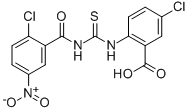 5-CHLORO-2-[[[(2-CHLORO-5-NITROBENZOYL)AMINO]THIOXOMETHYL]AMINO]-BENZOIC ACID CAS#: 532420-85-2