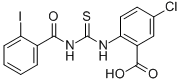 5-CHLORO-2-[[[(2-IODOBENZOYL)AMINO]THIOXOMETHYL]AMINO]-BENZOIC ACID CAS#: 532942-87-3
