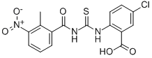 5-CHLORO-2-[[[(2-METHYL-3-NITROBENZOYL)AMINO]THIOXOMETHYL]AMINO]-BENZOIC ACID CAS#: 586392-50-9