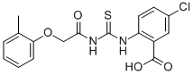 5-CHLORO-2-[[[[(2-METHYLPHENOXY)ACETYL]AMINO]THIOXOMETHYL]AMINO]-BENZOIC ACID CAS#: 532949-37-4