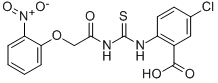 5-CHLORO-2-[[[[(2-NITROPHENOXY)ACETYL]AMINO]THIOXOMETHYL]AMINO]-BENZOIC ACID CAS#: 532434-14-3