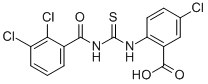 5-CHLORO-2-[[[(2,3-DICHLOROBENZOYL)AMINO]THIOXOMETHYL]AMINO]-BENZOIC ACID CAS#: 532416-71-0