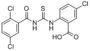5-CHLORO-2-[[[(2,5-DICHLOROBENZOYL)AMINO]THIOXOMETHYL]AMINO]-BENZOIC ACID CAS#: 533918-42-2