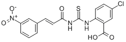 5-CHLORO-2-[[[[3-(3-NITROPHENYL)-1-OXO-2-PROPENYL]AMINO]THIOXOMETHYL]AMINO]-BENZOIC ACID CAS#: 535965-20-9