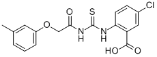 5-CHLORO-2-[[[[(3-METHYLPHENOXY)ACETYL]AMINO]THIOXOMETHYL]AMINO]-BENZOIC ACID CAS#: 532405-95-1