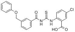 5-CHLORO-2-[[[[3-(PHENOXYMETHYL)BENZOYL]AMINO]THIOXOMETHYL]AMINO]-BENZOIC ACID CAS#: 535965-57-2