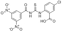 5-CHLORO-2-[[[(3,5-DINITROBENZOYL)AMINO]THIOXOMETHYL]AMINO]-BENZOIC ACID CAS#: 532950-55-3