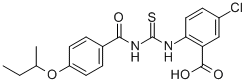 5-CHLORO-2-[[[[4-(1-METHYLPROPOXY)BENZOYL]AMINO]THIOXOMETHYL]AMINO]-BENZOIC ACID CAS#: 533919-16-3
