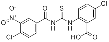 5-CHLORO-2-[[[(4-CHLORO-3-NITROBENZOYL)AMINO]THIOXOMETHYL]AMINO]-BENZOIC ACID CAS#: 531544-90-8