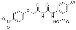 5-CHLORO-2-[[[[(4-NITROPHENOXY)ACETYL]AMINO]THIOXOMETHYL]AMINO]-BENZOIC ACID CAS#: 535966-10-0