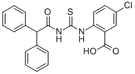 5-CHLORO-2-[[[(DIPHENYLACETYL)AMINO]THIOXOMETHYL]AMINO]-BENZOIC ACID CAS#: 532387-17-0
