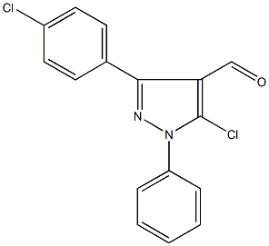 5-CHLORO-3-(4-CHLOROPHENYL)-1-PHENYL-1H-PYRAZOLE-4-CARBOXALDEHYDE CAS#: 55828-85-8
