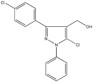 5-CHLORO-3-(4-CHLOROPHENYL)-1-PHENYL-1H-PYRAZOLE-4-METHANOL CAS#: 55828-93-8