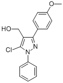 5-CHLORO-3-(4-METHOXYPHENYL)-1-PHENYL-1H-PYRAZOLE-4-METHANOL CAS#: 55828-94-9